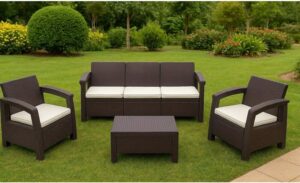 JUEGO DE MUEBLES 5 PLAZA RATTAN