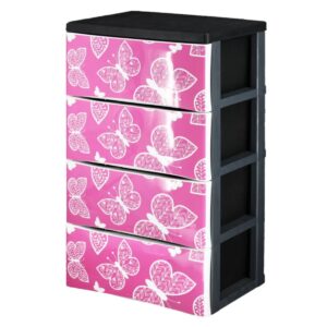 GAVETERO ESTAMPADO DE 4 GAVETAS